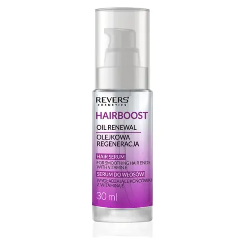 Revers hairboost hajerősítő hajvégápoló olaj fénytelen- fakó hajvégekre e-vitamminnal 30 ml