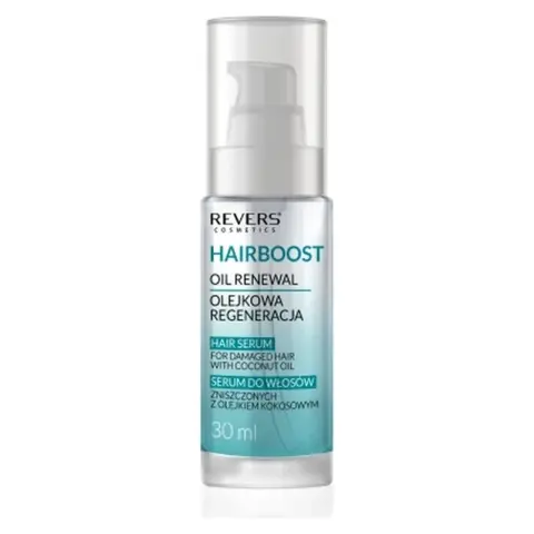 Revers hairboost hajkisimító hajvégápoló olaj fénytelen gyenge hajra kókusz olajjal 30 ml