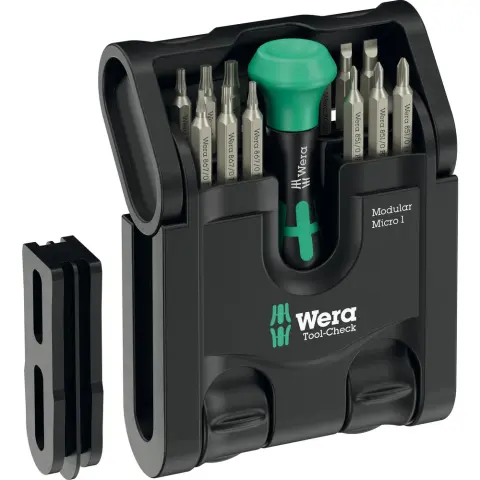 WERA Tool-Check Modular Micro 1 bitfej készlet 21 részes