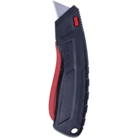 DONAU Safety Univerzális kés cserélhető pengével 22 mm fekete-piros