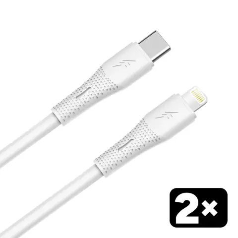 AVAX USB 2.0 Type C Lightning Punjač/podaci Bijela 1.5m CB4304
