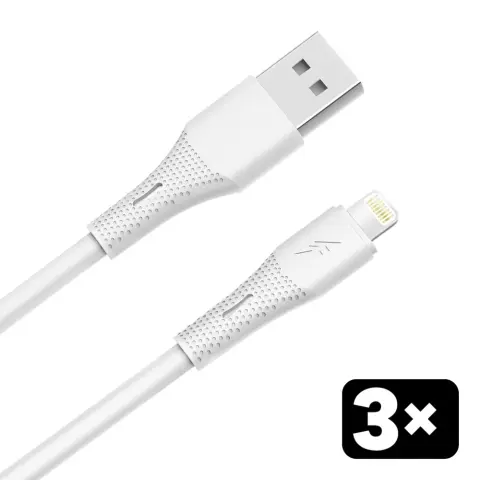 AVAX USB Lightning Punjač/podaci Bijela 1.5m CB4306