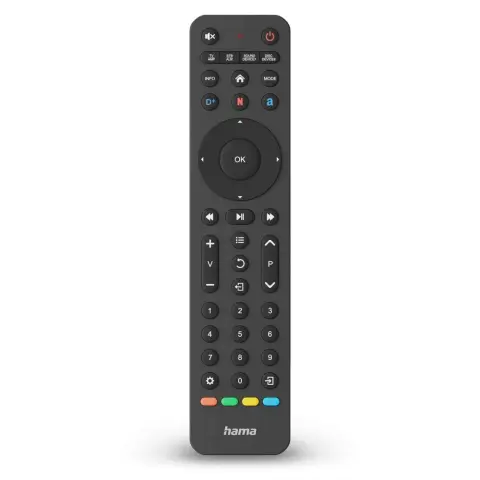 HAMA 221055 Universal remote control "FITV" 8in1 black