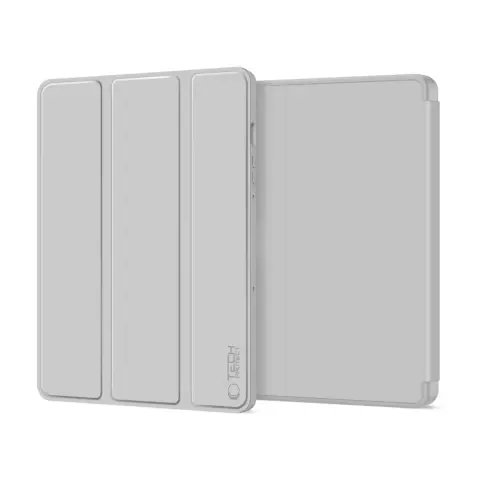 TECH-PROTECT Sc Pen oldalra nyíló kitámasztható mappa tok ceruza tartóval Samsung Galaxy Tab S10 Lite / S10 FE / S9 FE / S9 szürke