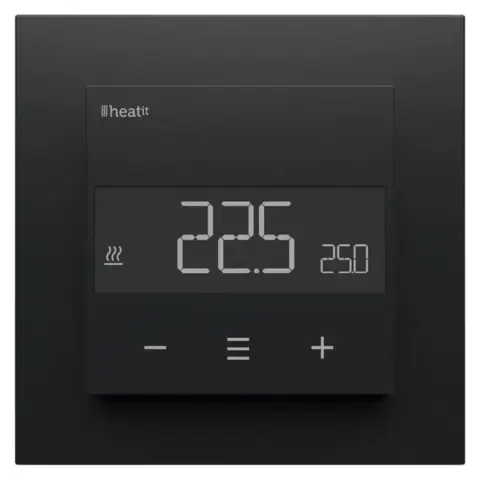HEATIT Z-TRM6 RAL 9003 termosztát Z-Wave fekete