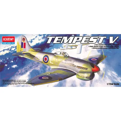 ACADEMY HOBBY MODELL KITS 1/72 Tempest V vadászgép modell