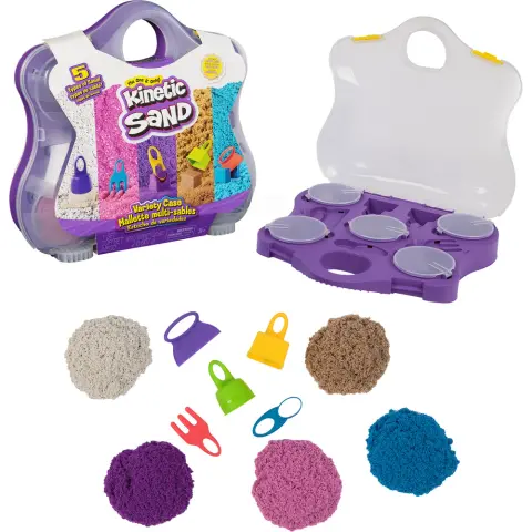 SPIN MASTER Kinetic Sand - Színes Játék Koffer Kinetikus Homok 6069784