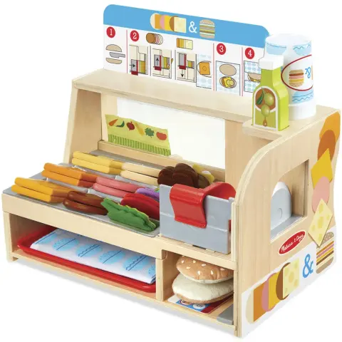 MELISSA AND DOUG Slice & Stack Sandwich Counter játékkonyha szett 6074860