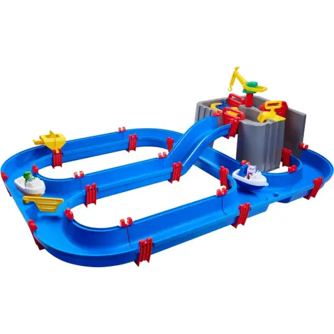 AQUAPLAY Harbour Railway - Kikötő és vasút vízi játékszett 8700001543