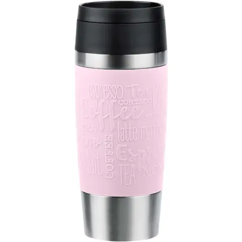 EMSA TRAVEL MUG Classic termosz bögre (világos rózsaszín/rozsdamentes acél 0.36 liter) N2020600