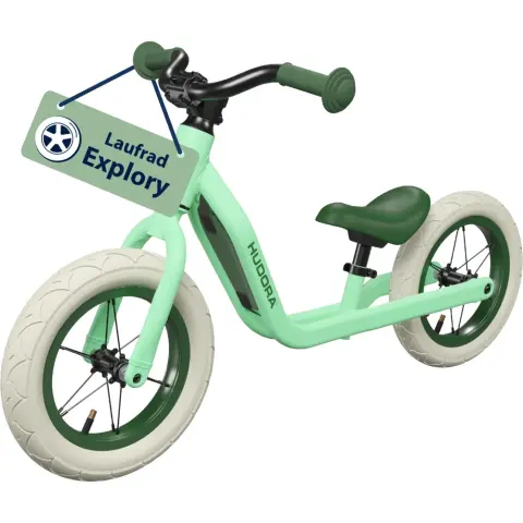 HUDORA Explory 12" balance bike - mint 10932