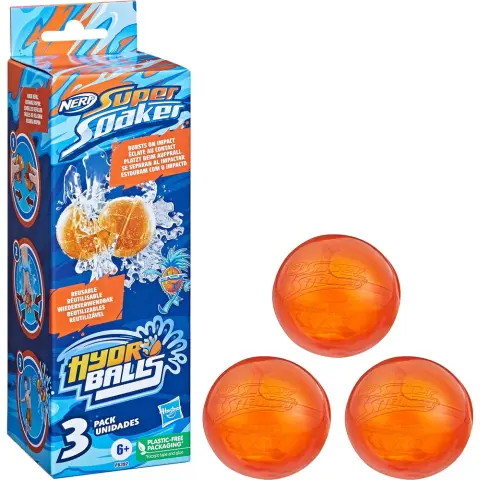 HASBRO Nerf Super Soaker Hydro Balls 3 darabos vizes játékszett F63925L0