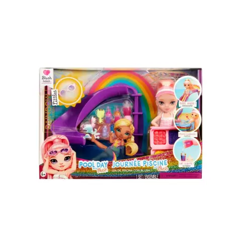 MGA ENTERTAINMENT Rainbow High Medencés nap Blush-al baba szett