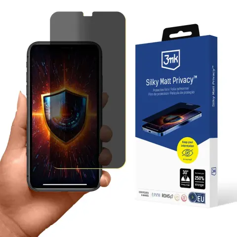 3MK Silky Matt Privacy védőfólia Apple iPhone 11