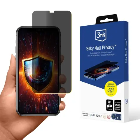 3MK Silky Matt Privacy védőfólia Apple iPhone 11 Pro Max