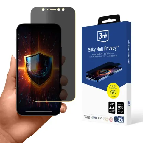 3MK Silky Matt Privacy védőfólia Apple iPhone 12 Mini