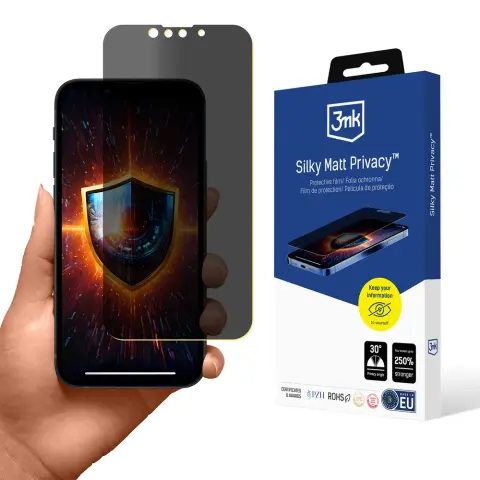 3MK Silky Matt Privacy védőfólia Apple iPhone 13 Mini-hez