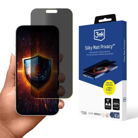 3MK Silky Matt Privacy ochranná fólia Apple iPhone 17 Pro Max / iPhone 18 Pro Max-hoz
