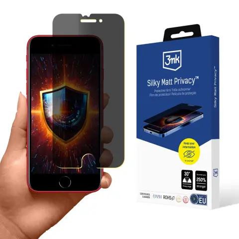 3MK Silky Matt Privacy védőfólia Apple iPhone 7/8/SE 2020/2022