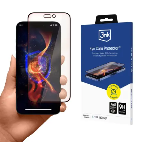 3MK Eye Care Protector edzett üveg képernyővédő Apple iPhone 15/16