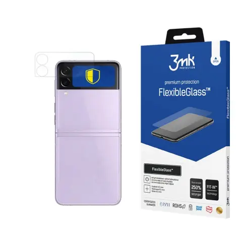 3MK FlexibleGlass hibrid törhetetlen üveg Samsung Galaxy Z Flip 3 5G (elülső)