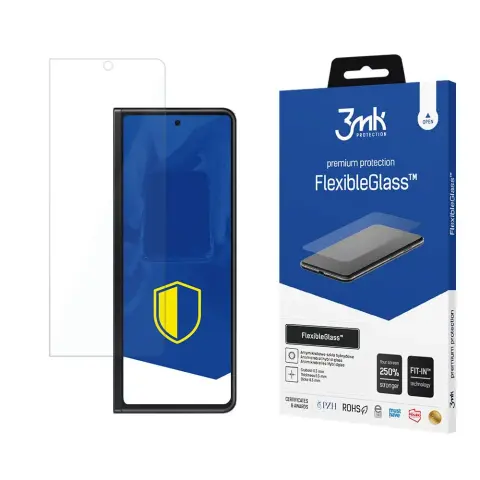 3MK FlexibleGlass hibrid edzett üveg Samsung Galaxy Z Fold 3 5G (elülső)