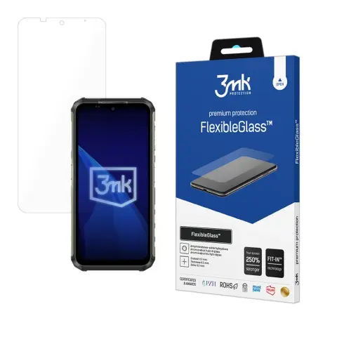 3MK FlexibleGlass hibrid edzett üveg védőfólia Ulefone Armor 22-höz