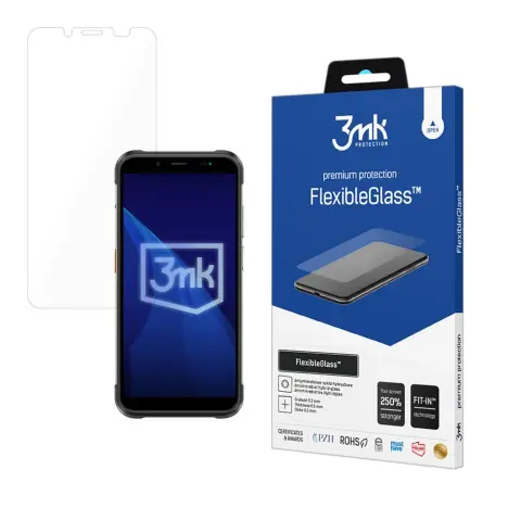 3MK FlexibleGlass hibrid edzett üveg védőfólia Ulefone Power Armor 16 Pro / 16S
