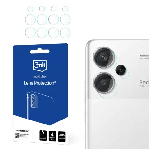 3MK Lens Protection kamera védőüveg Redmi Note 13 Pro+ készülékhez