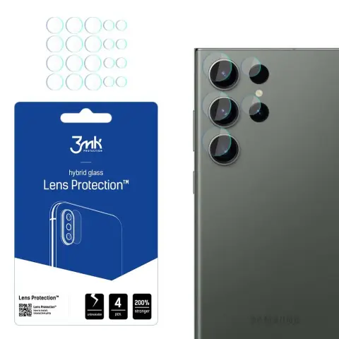 3MK Lens Protection kameravédő üveg Samsung Galaxy S23 Ultra 4 darabos csomag