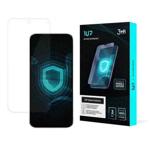3MK 1UP képernyővédő fólia Google Pixel 9 Pro XL - 3 darabos készlet