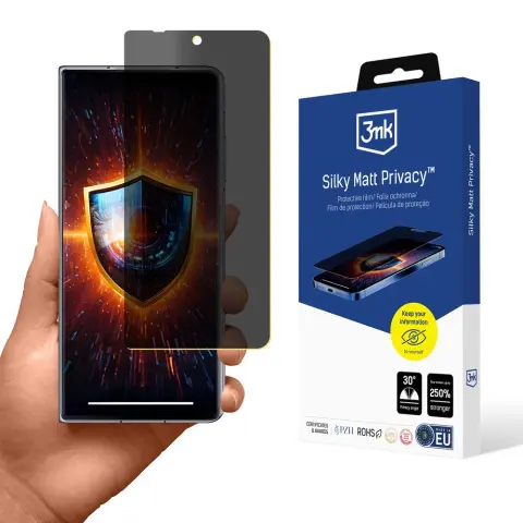 3MK Silky Matt Privacy védőfólia Honor Magic V2-höz