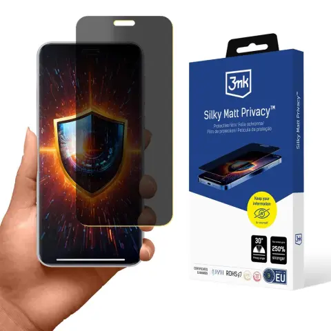 3MK Silky Matt Privacy védőfólia Honor Magic 7 Pro