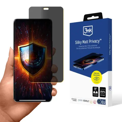 3MK Silky Matt Privacy védőfólia Honor Magic7 Lite-hoz