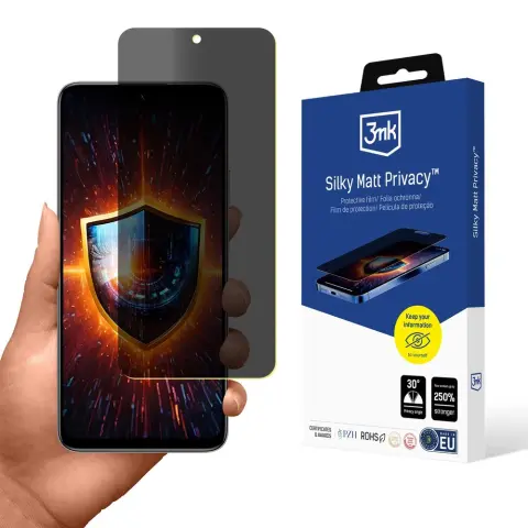 3MK Silky Matt Privacy védőfólia Honor X7D készülékhez