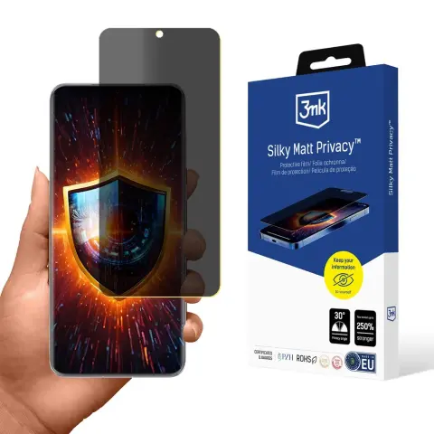 3MK Silky Matt Privacy védőfólia Huawei P60 Pro-hoz