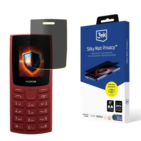 3MK Silky Matt Privacy védőfólia Nokia 105 4G (2023)