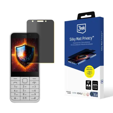 3MK Silky Matt Privacy védőfólia Nokia 230 DualSim 2024-hez