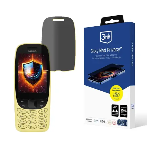 3MK Silky Matt Privacy védőfólia Nokia 6310 (2024)