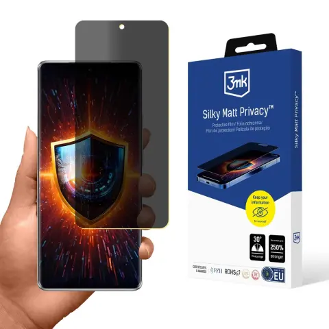 3MK Silky Matt Privacy védőfólia Oppo Reno11 Pro készülékhez
