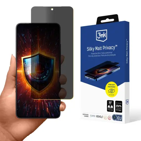 3MK Silky Matt Privacy védőfólia POCO F7 Pro/F7 Ultra