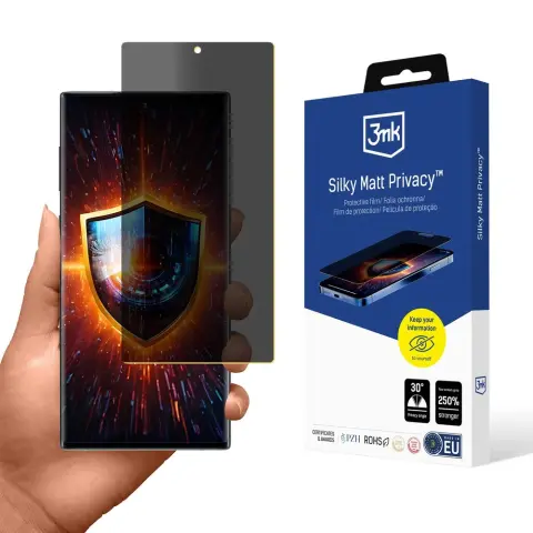 3MK Silky Matt Privacy védőfólia Samsung Galaxy Note 10 készülékhez