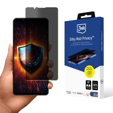 3MK Silky Matt Privacy védőfólia Sony Xperia 1 VII