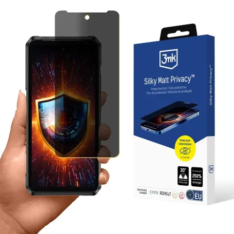 3MK Silky Matt Privacy védőfólia Ulefone Armor 26 Ultra készülékhez