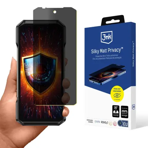 3MK Silky Matt Privacy védőfólia Ulefone Armor 27T Pro