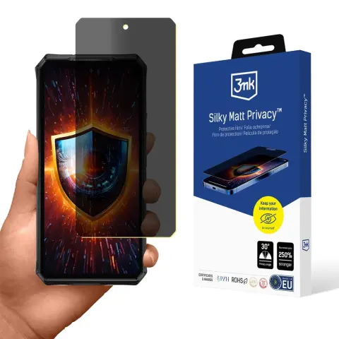 3MK Silky Matt Privacy védőfólia Ulefone Armor 28 Ultra telefonhoz