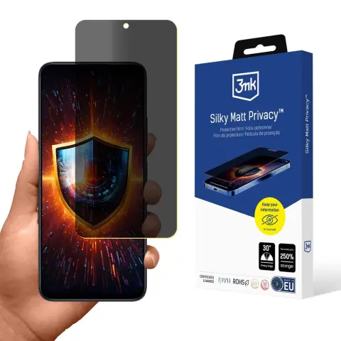 3MK Silky Matt Privacy védőfólia Xiaomi 12-höz