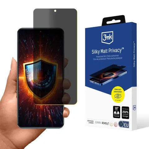 3MK Silky Matt Privacy védőfólia Xiaomi 12T Pro készülékhez