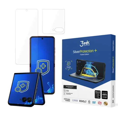 3MK SilverProtection+ Folded Edition védőfólia Motorola Razr 50