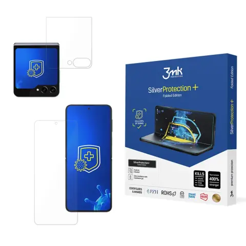 3MK SilverProtection+ Folded Edition védőfólia Samsung Galaxy Z Flip 6 / 7 FE készülékekhez